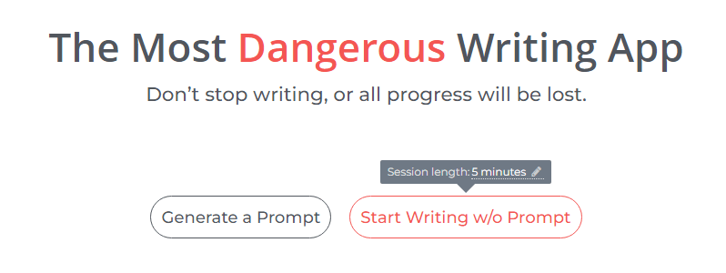 "The Most Dangerous Writing App" von Squibler